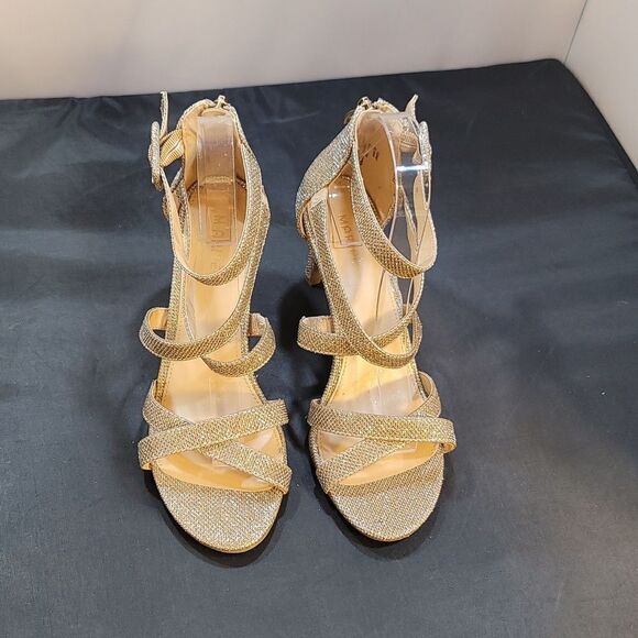 BRAND NEW MARIPE SEQUIM EMBROIDERY HIGH HEEL OPEN-TOE SANDAL - Picture 2 of 16